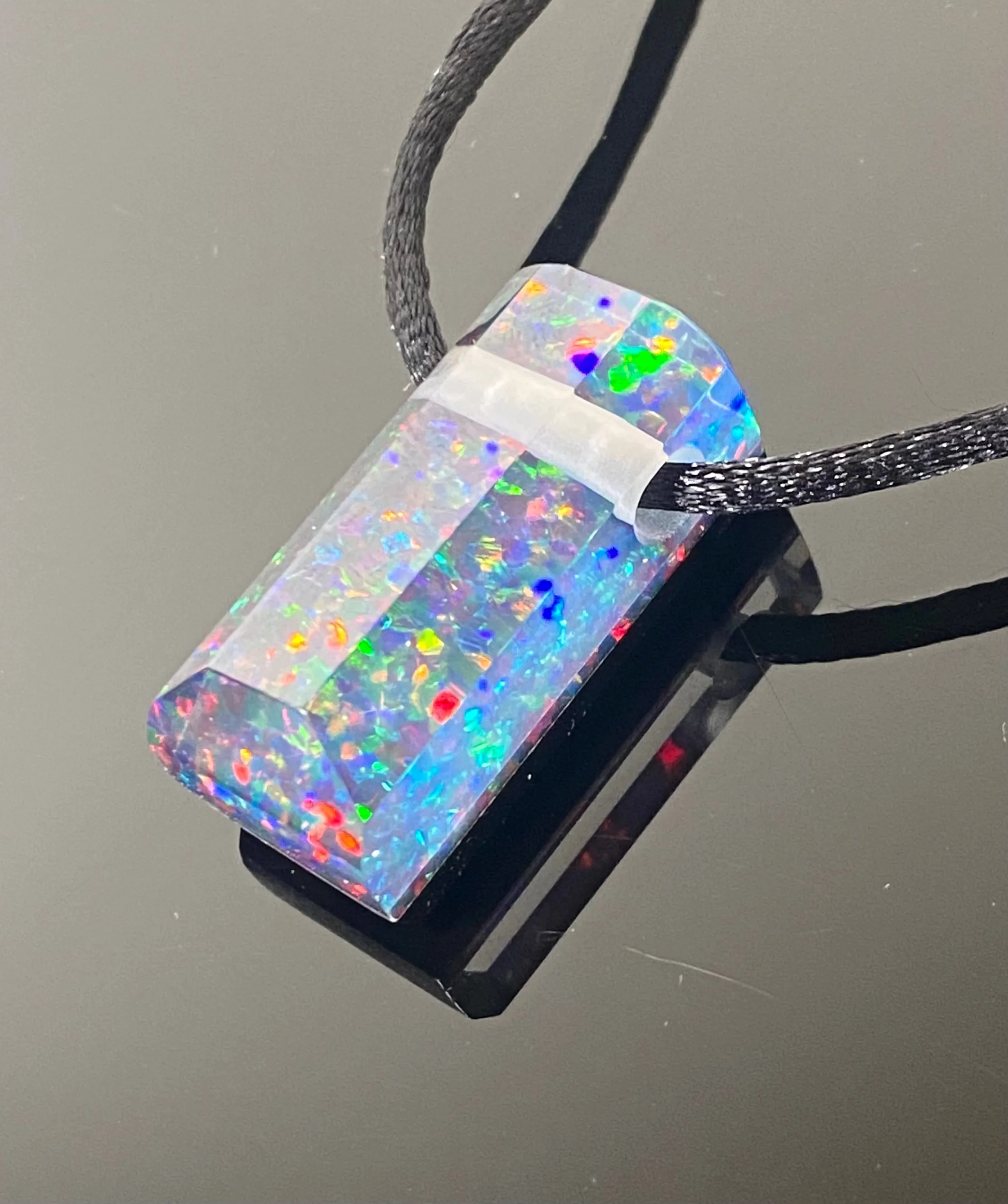 Opal Pillar Pendant