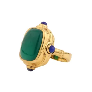 Ring - Cardinal - Green Onyx