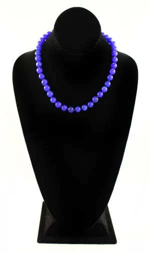 Semi Precious Gem Lapis Beads Necklace