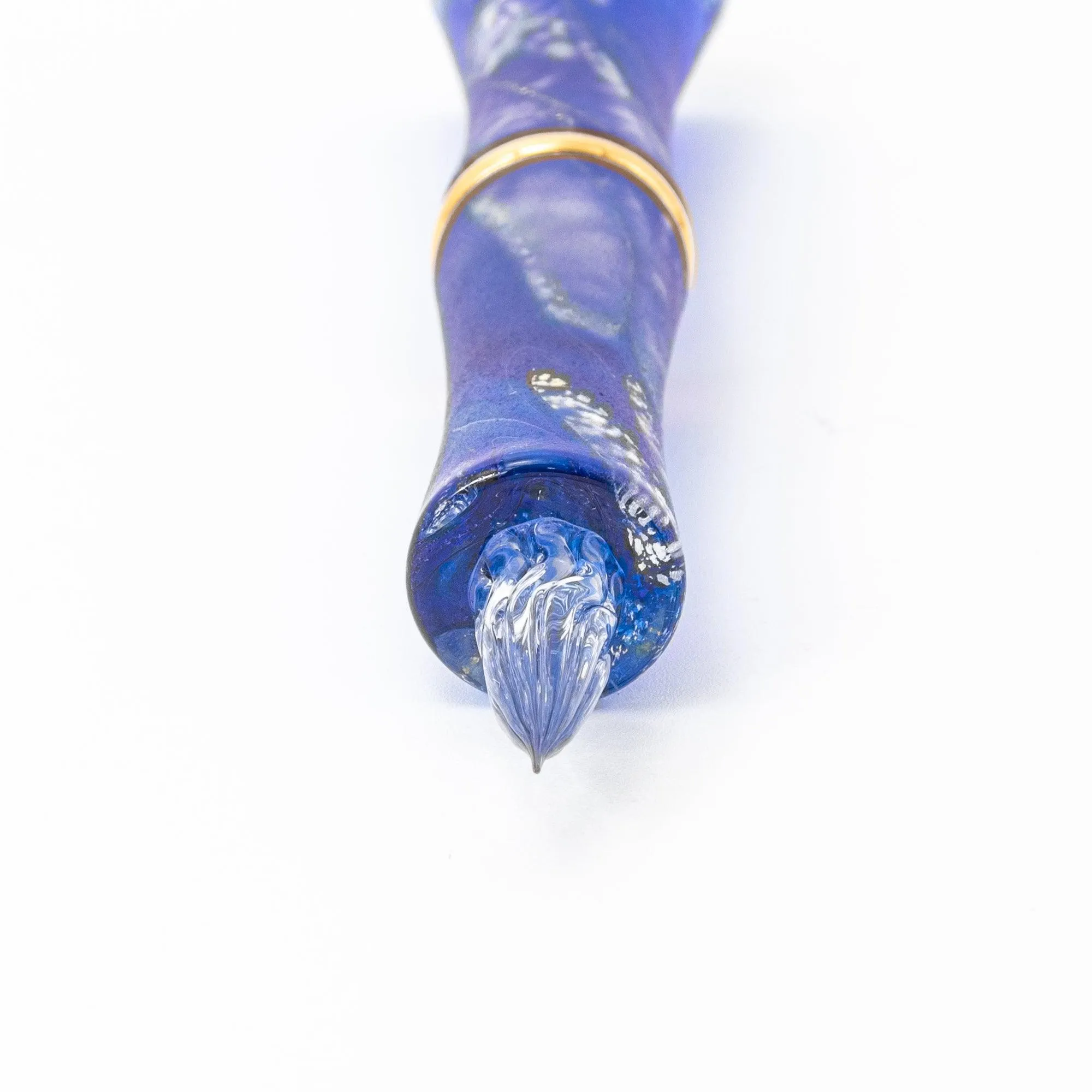 TAKETORI Hazy Moon Series Lapis Lazuli Glass Dip Pen - Glass Studio TooS