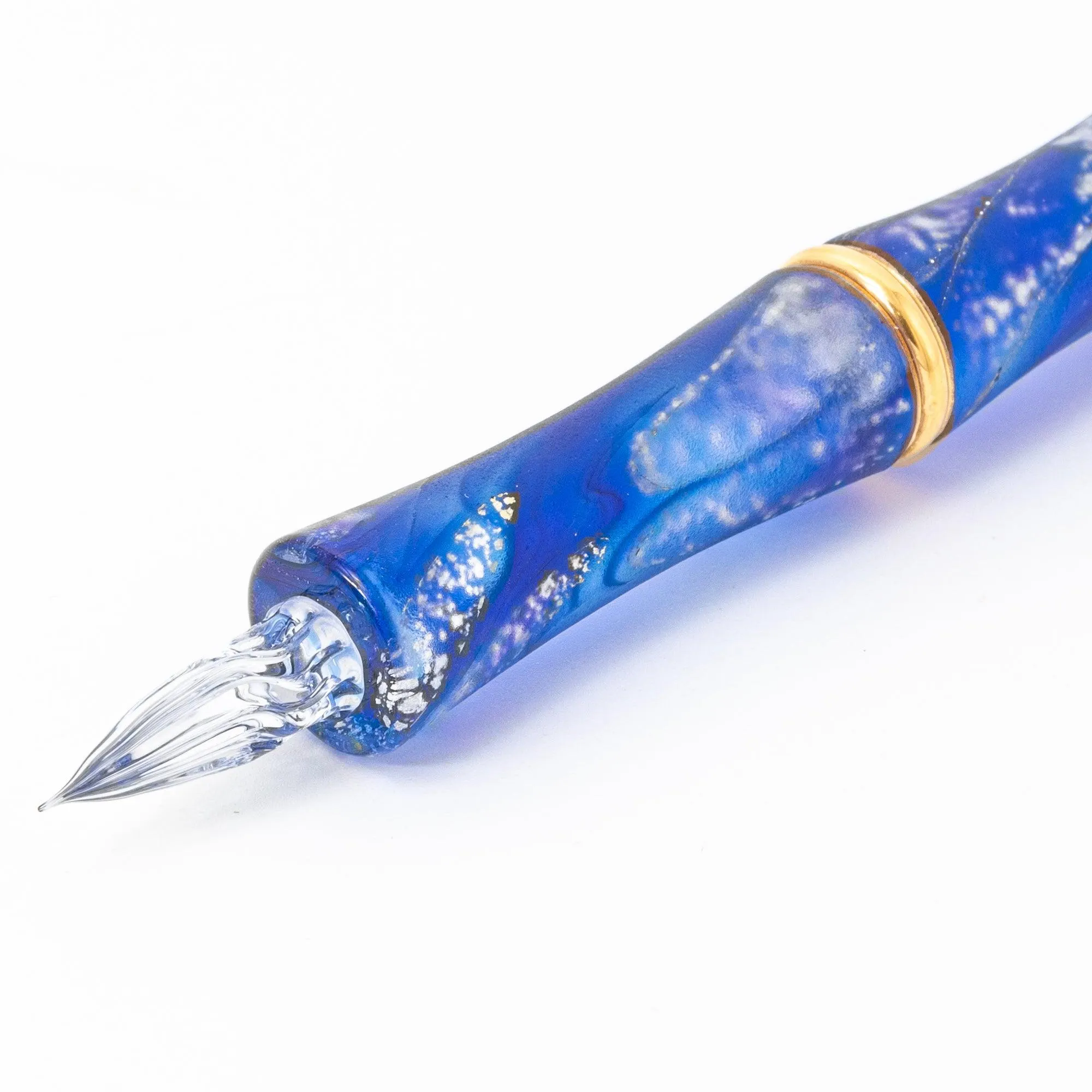 TAKETORI Hazy Moon Series Lapis Lazuli Glass Dip Pen - Glass Studio TooS