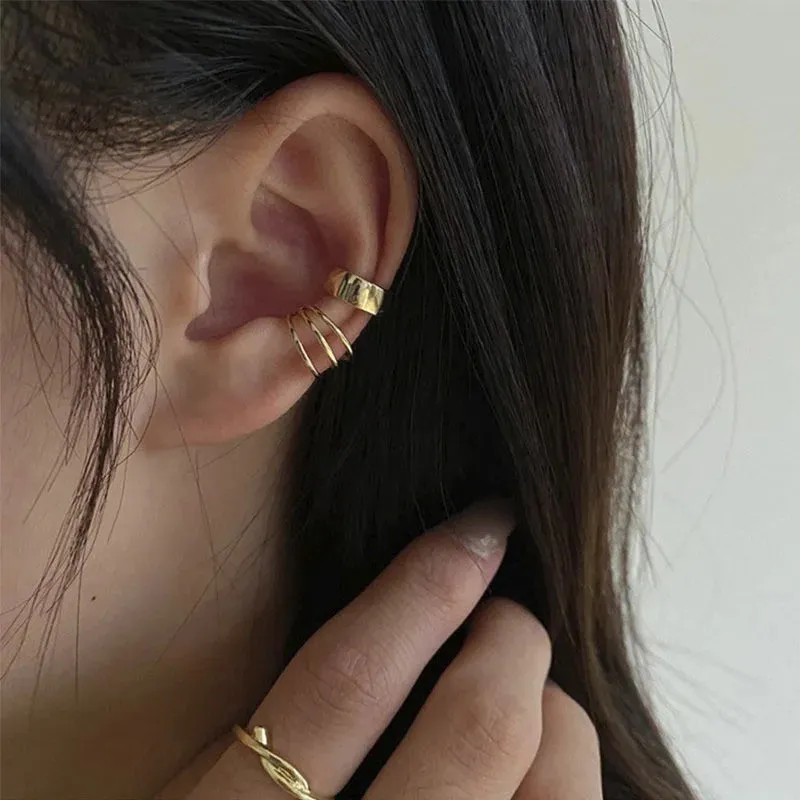 TEEK - Zircon Double-Layer Ear Cuff