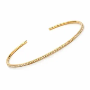 Thin Diamond Cuff