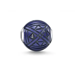 Thomas Sabo Ethno Silver Blue Lapis Lazuli Karma Bead K0302-771-1