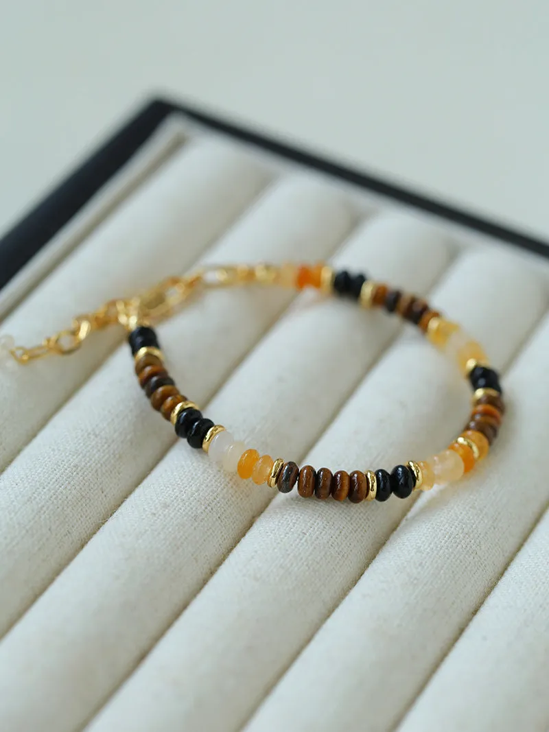 Tiger Eye Multi-Element Beaded Bracelet