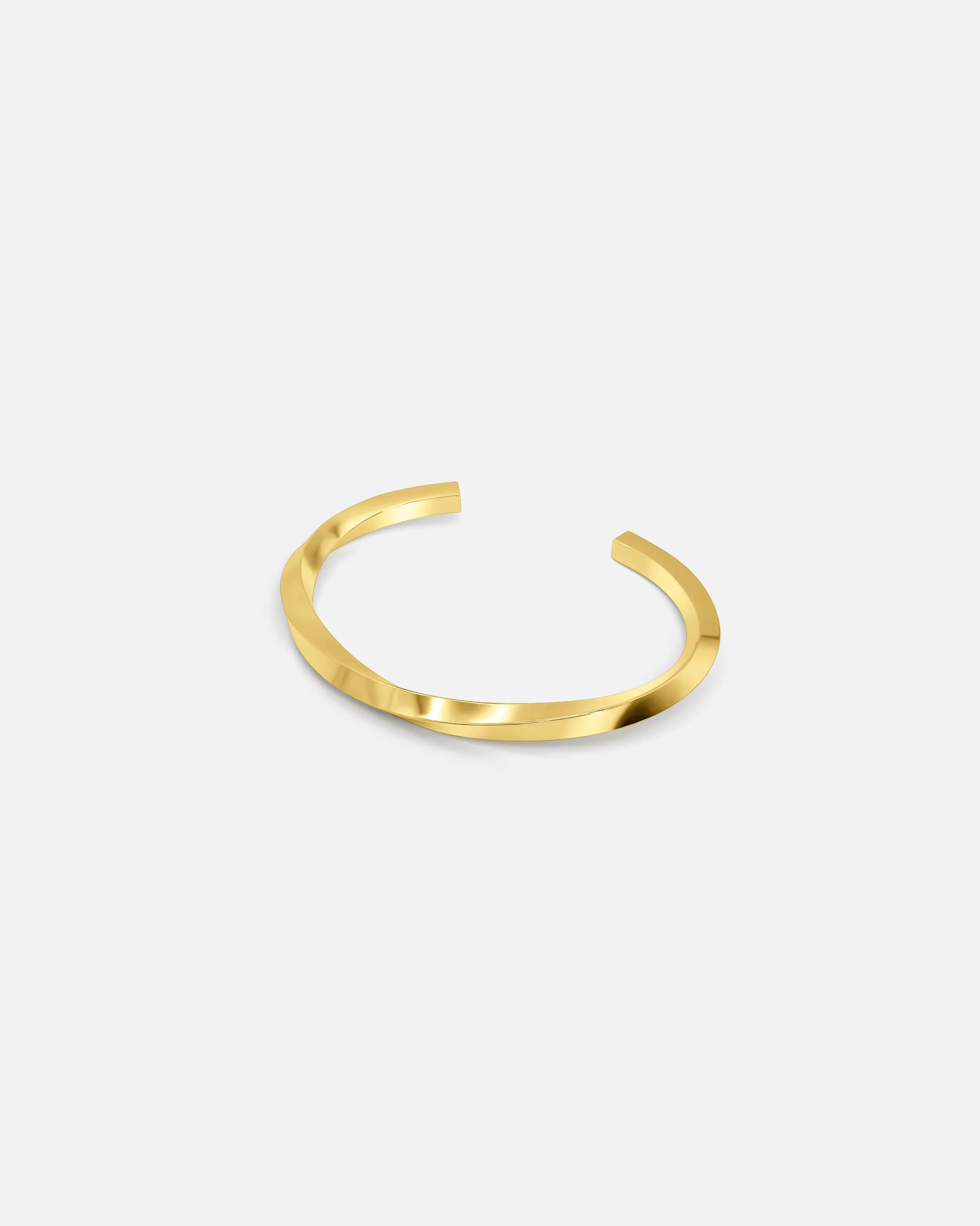 WAVE CUFF BANGLE GOLD