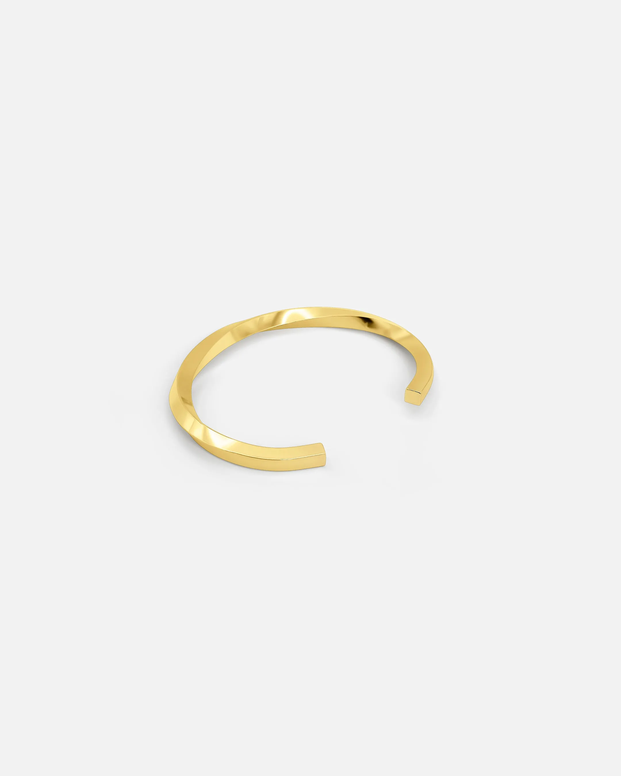 WAVE CUFF BANGLE GOLD