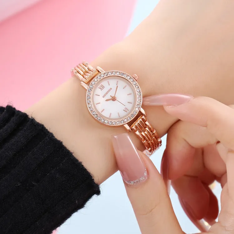 Women fashion diamond inlaid women's watch quartz watch casual bracelet watch wrist